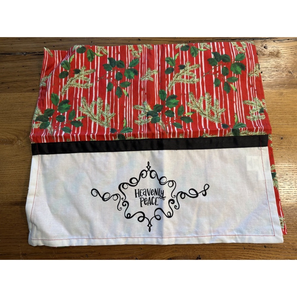 Mary & Martha "Heavenly Peace" Tea Towel #16242 Christmas Holiday NWT 16x28